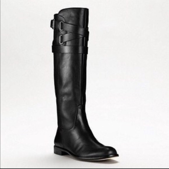 Coach Cayden Riding Boots in Black size 6.5 Equestrian Tall Knee High